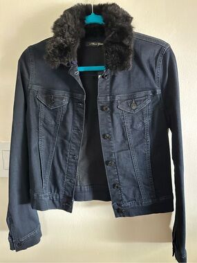 Maxi denim jacket size M